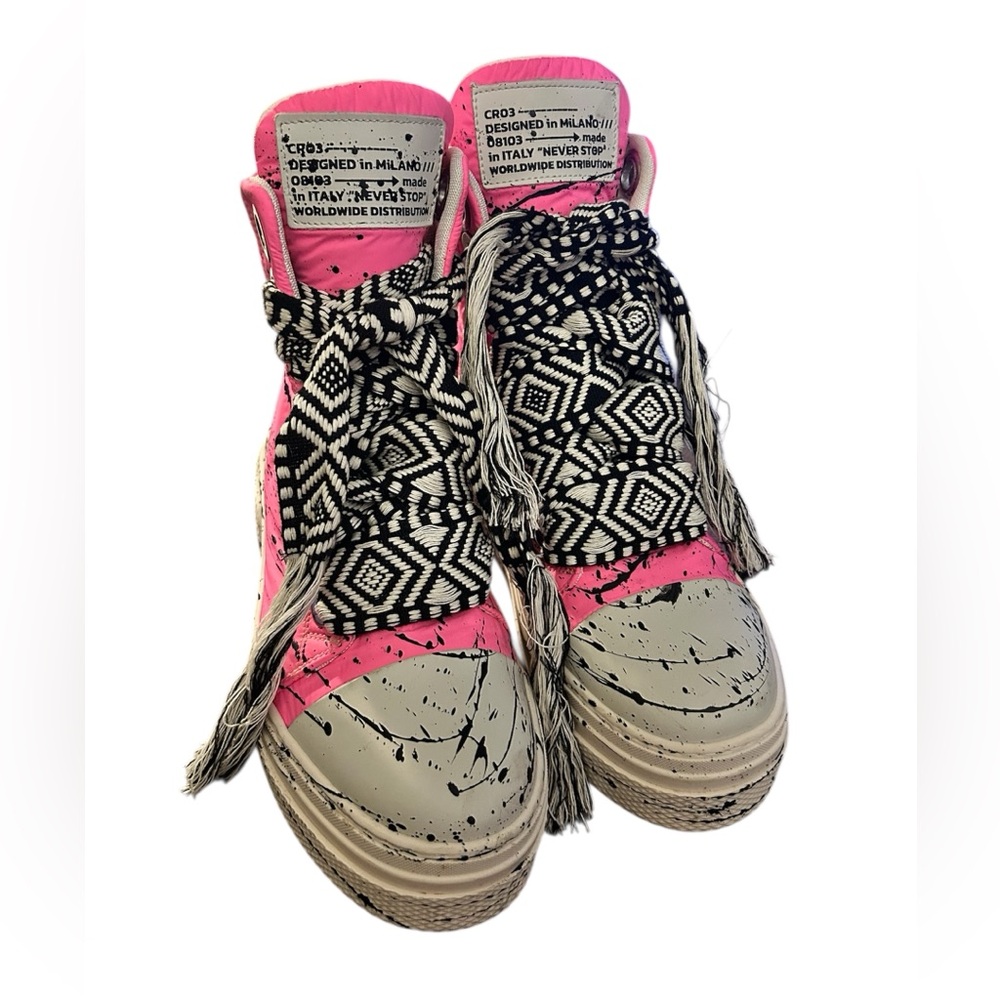 CALIPSO 300 Limited Edition Fuxia Splatter Shoes Size 42 (W 11.5/12 M 9-9.5) - Picture 4 of 9